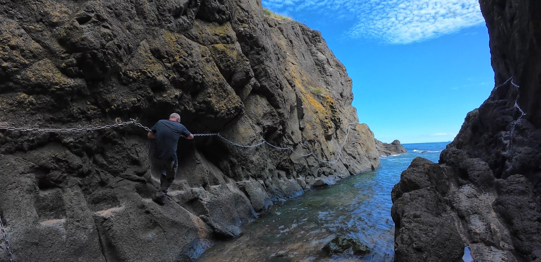 Elie Chain Walk - Scotland - With 4K UHD Video